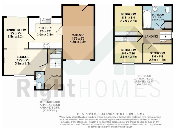 3 bedroom semi-detached house