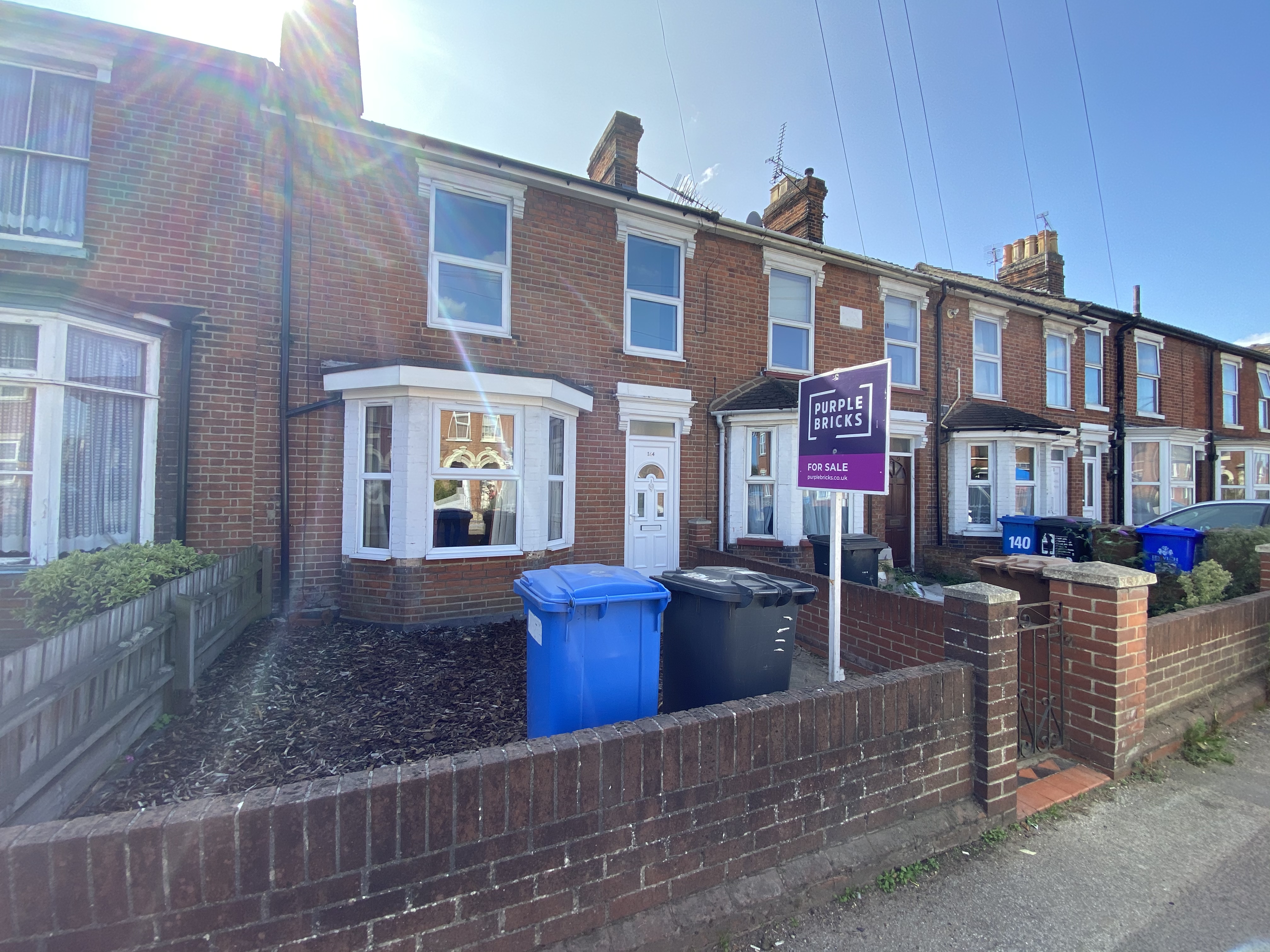 3 bedroom terraced house for sale in Foxhall Road Ipswich IP3 8HW