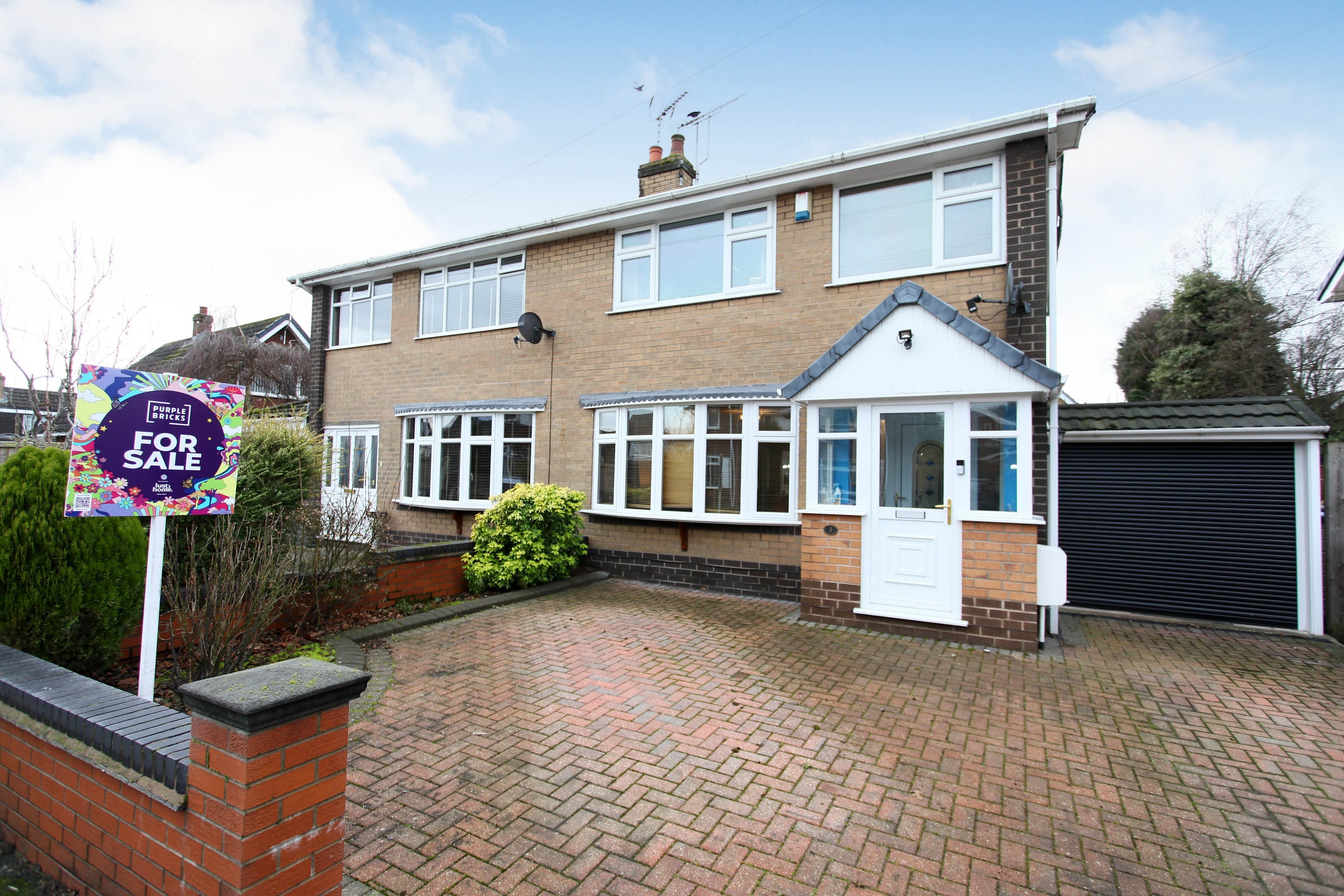 3 bedroom semi-detached house for sale in Woodland Road, Rode Heath ...